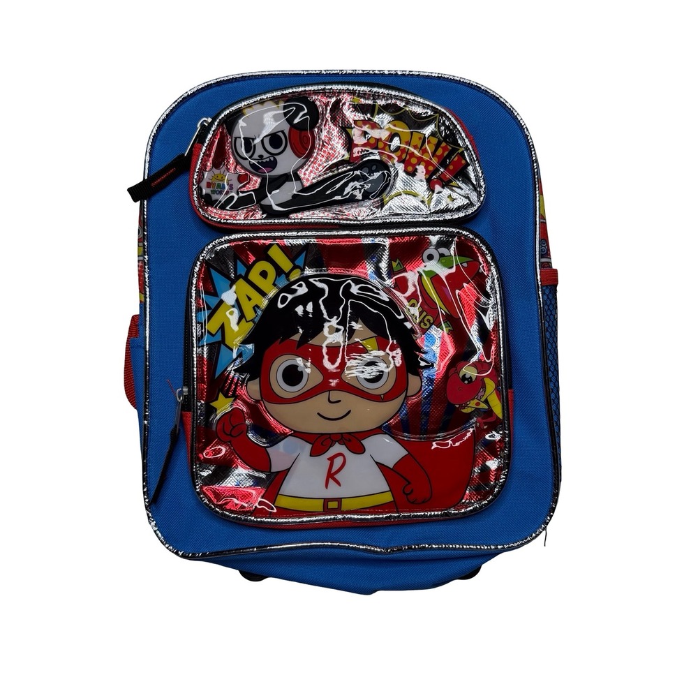 Ryan's World boys kids girls kindergarten school backpack 12"
